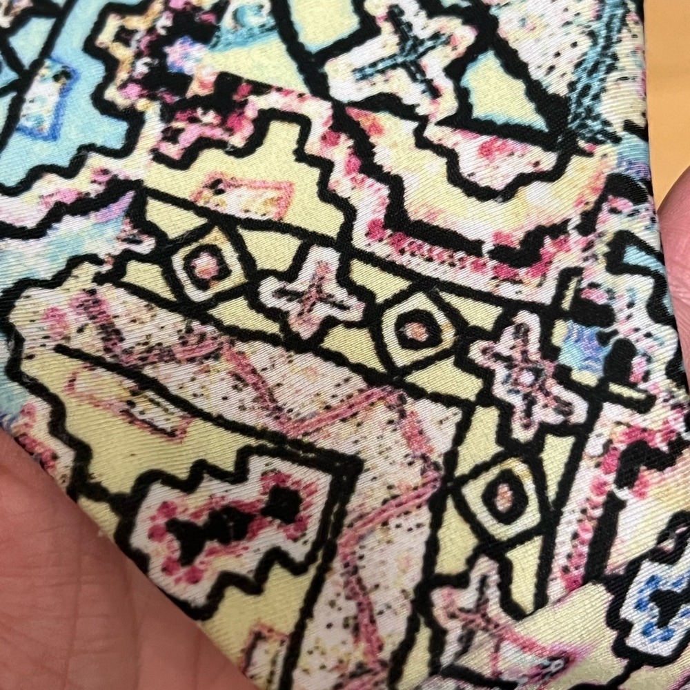 Beach Riot Very Cheeky Bikini Bottom Size Large Geometric Print - Picture 6 of 10